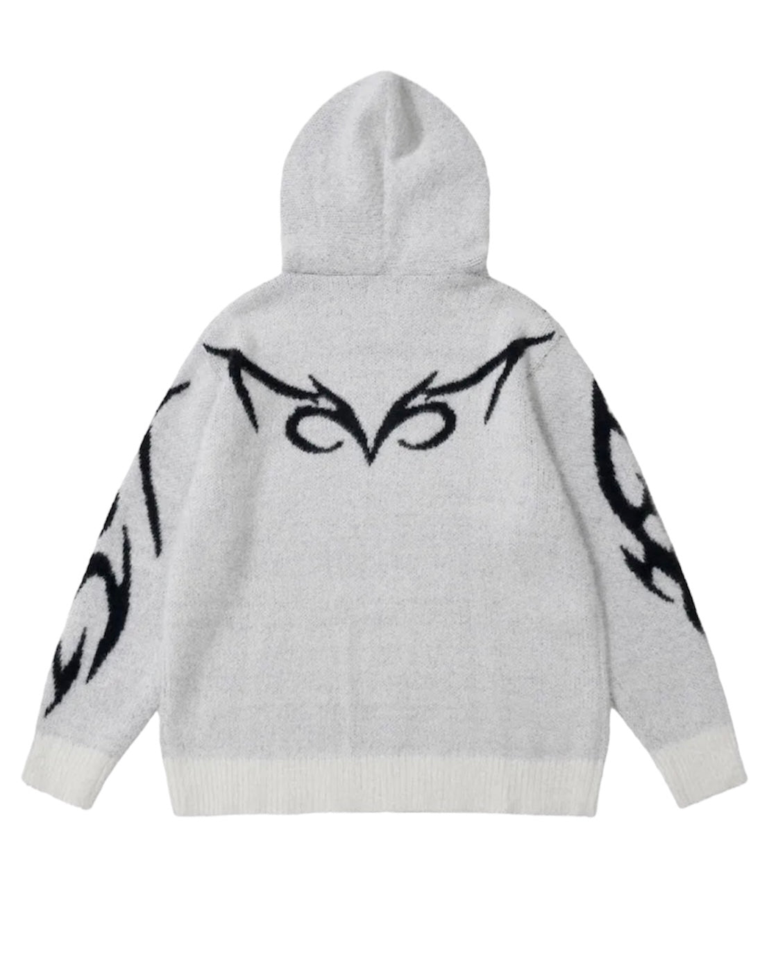 Knitted Zip Up Sweater