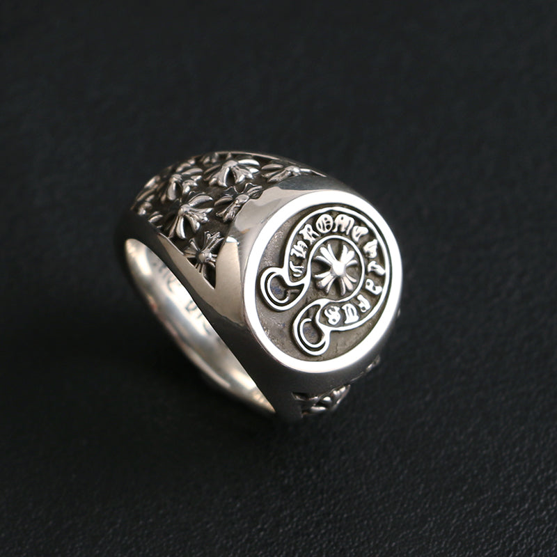 Silver Chrome Ring
