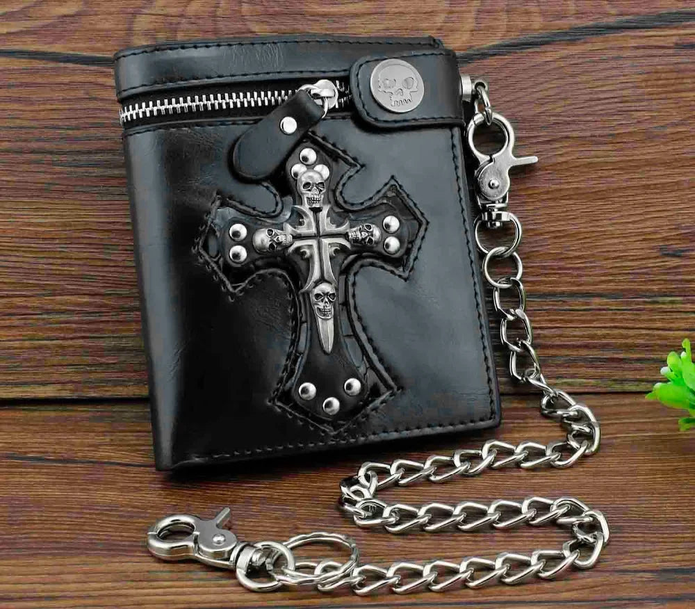 Chrome Cross Wallet