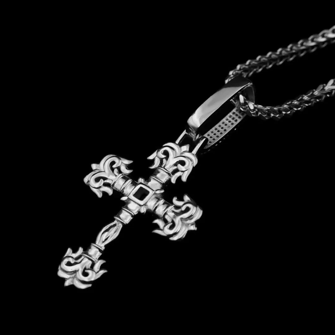Red Ruby Cross Chain
