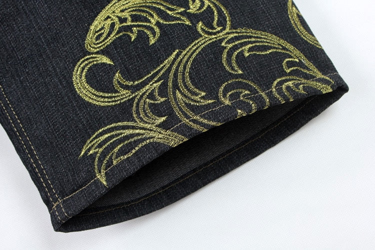 Men's Golden Wings Denim Shorts