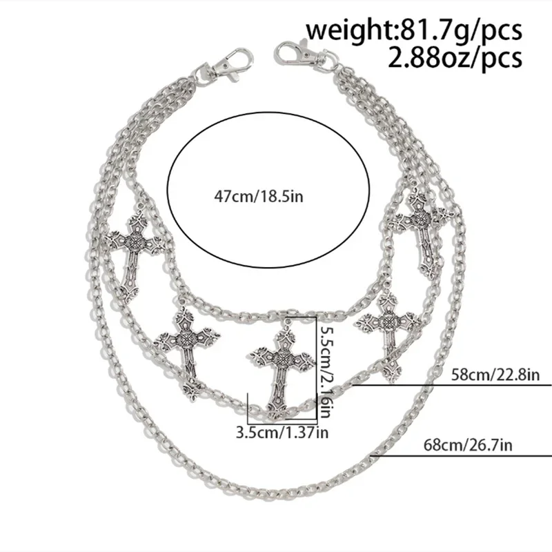 Waist Cross Chain