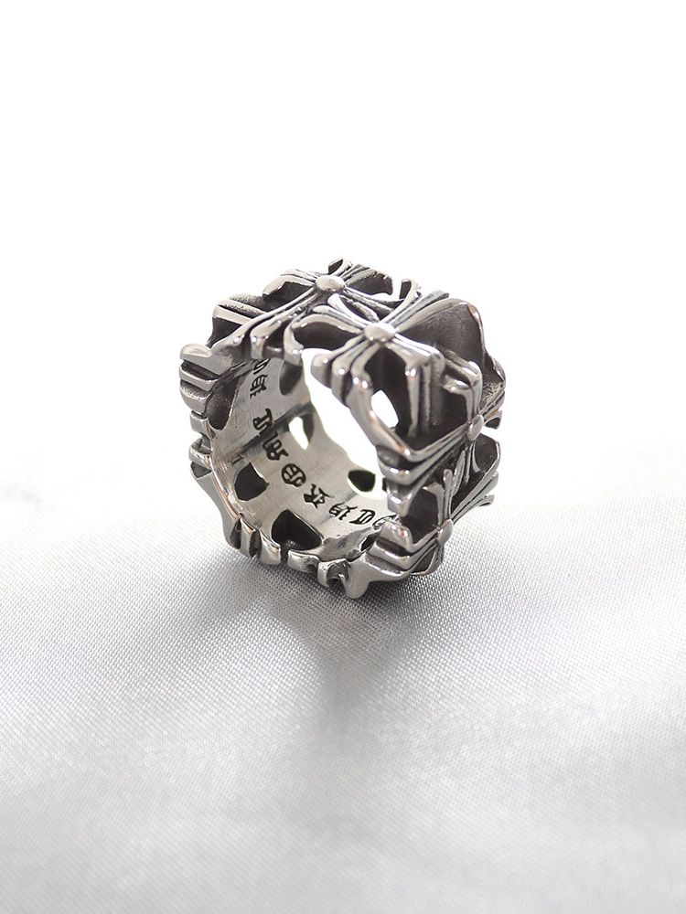 Vintage Steel Cross Ring