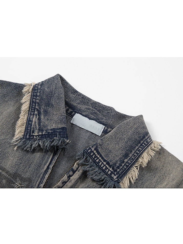 Cropped Denim Shirt