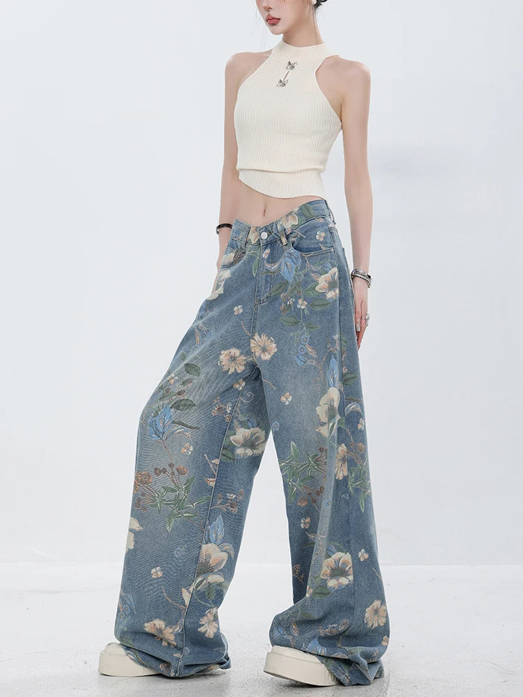 Floral Denim