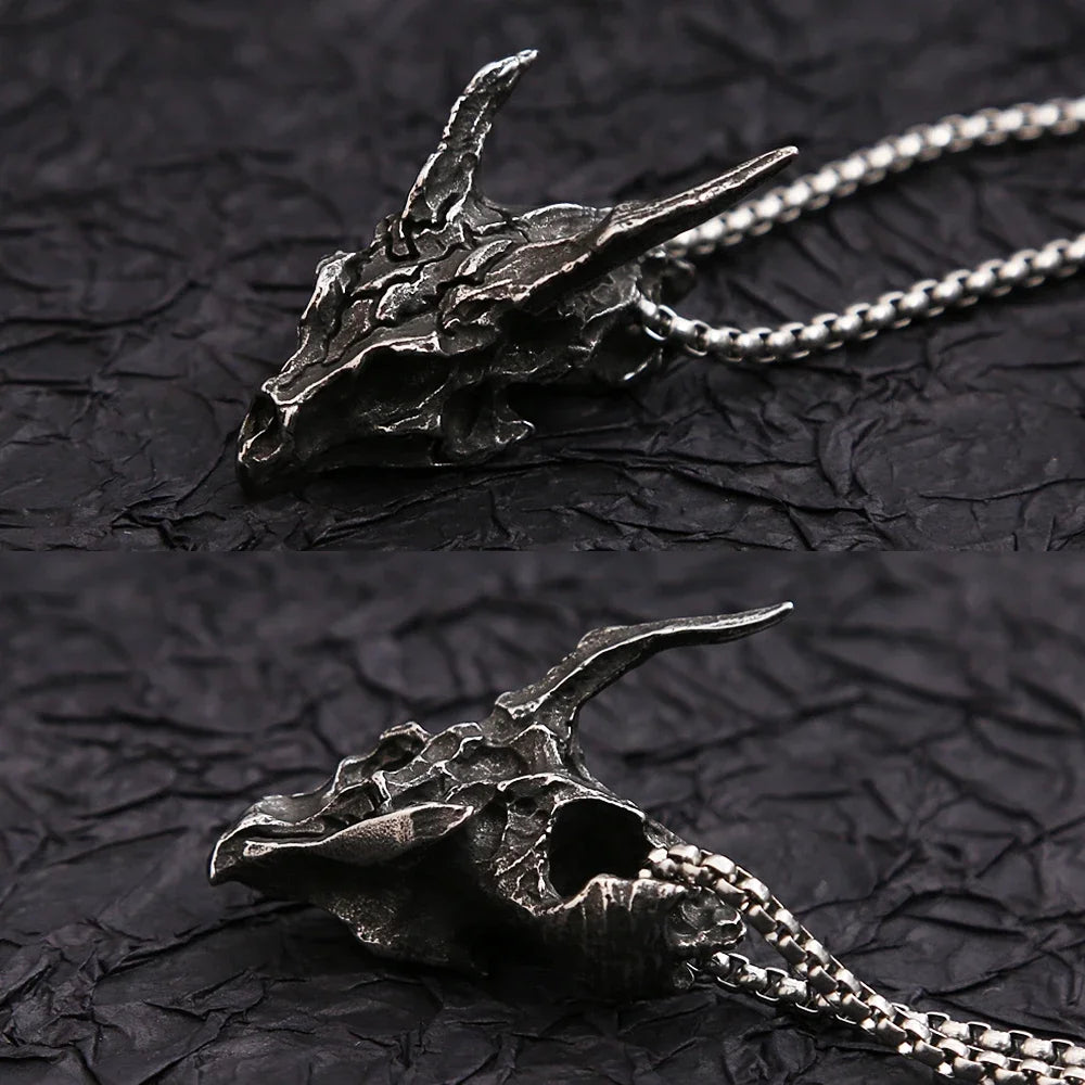 Dark Skull Dragon Chain