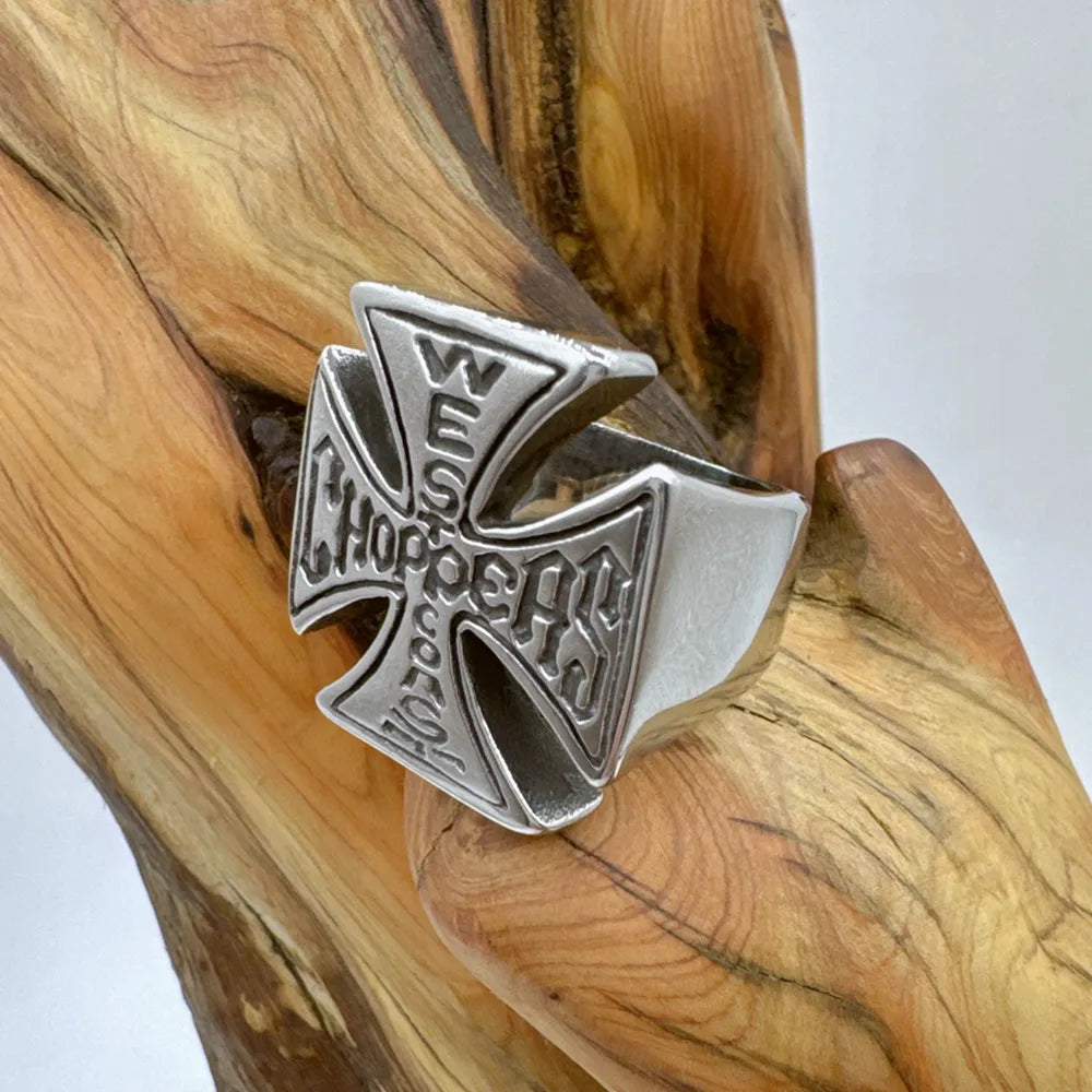 West Choppers Stainless Ring