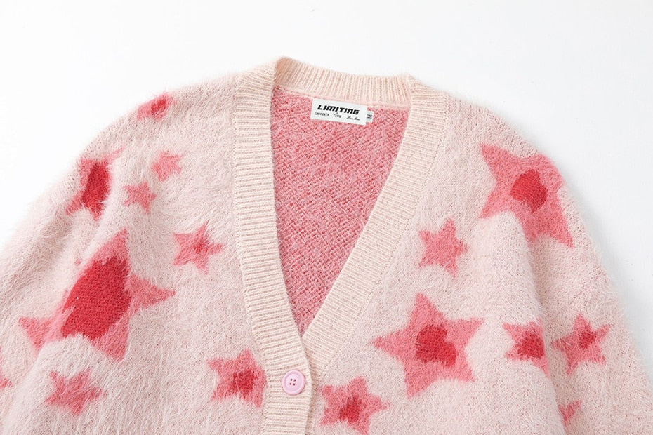 Vintage Star Knit Cardigan