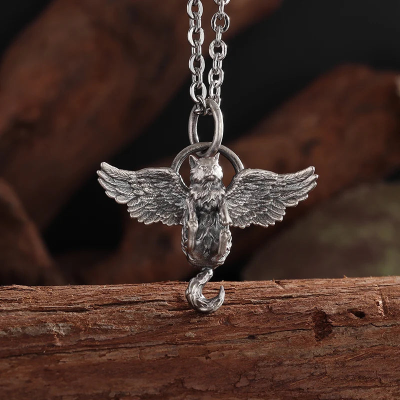Angel Cat Necklace