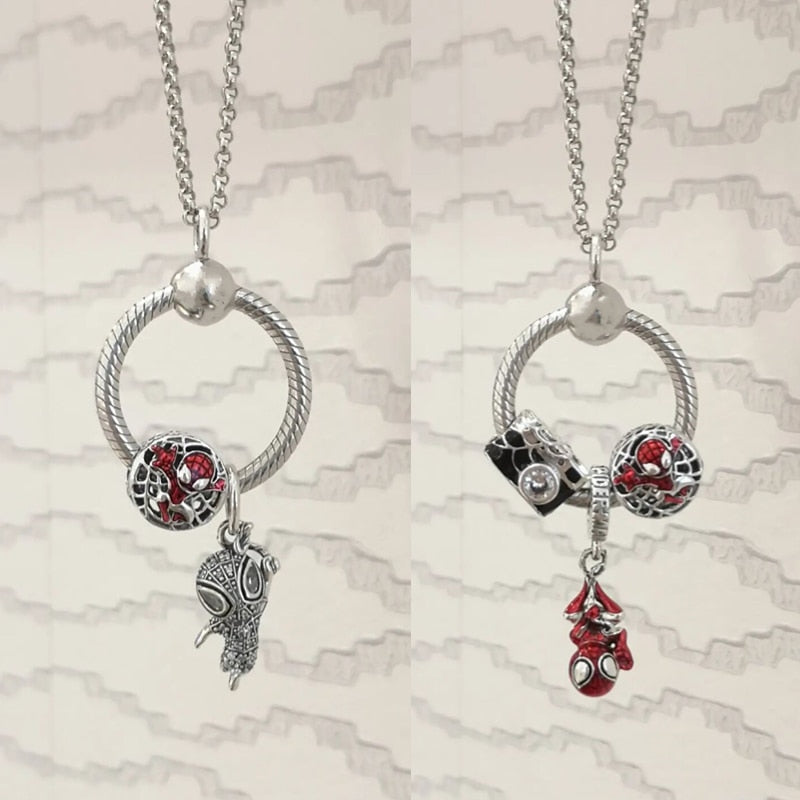 925 Sterling Silver Custom Spider-Man Bracelets