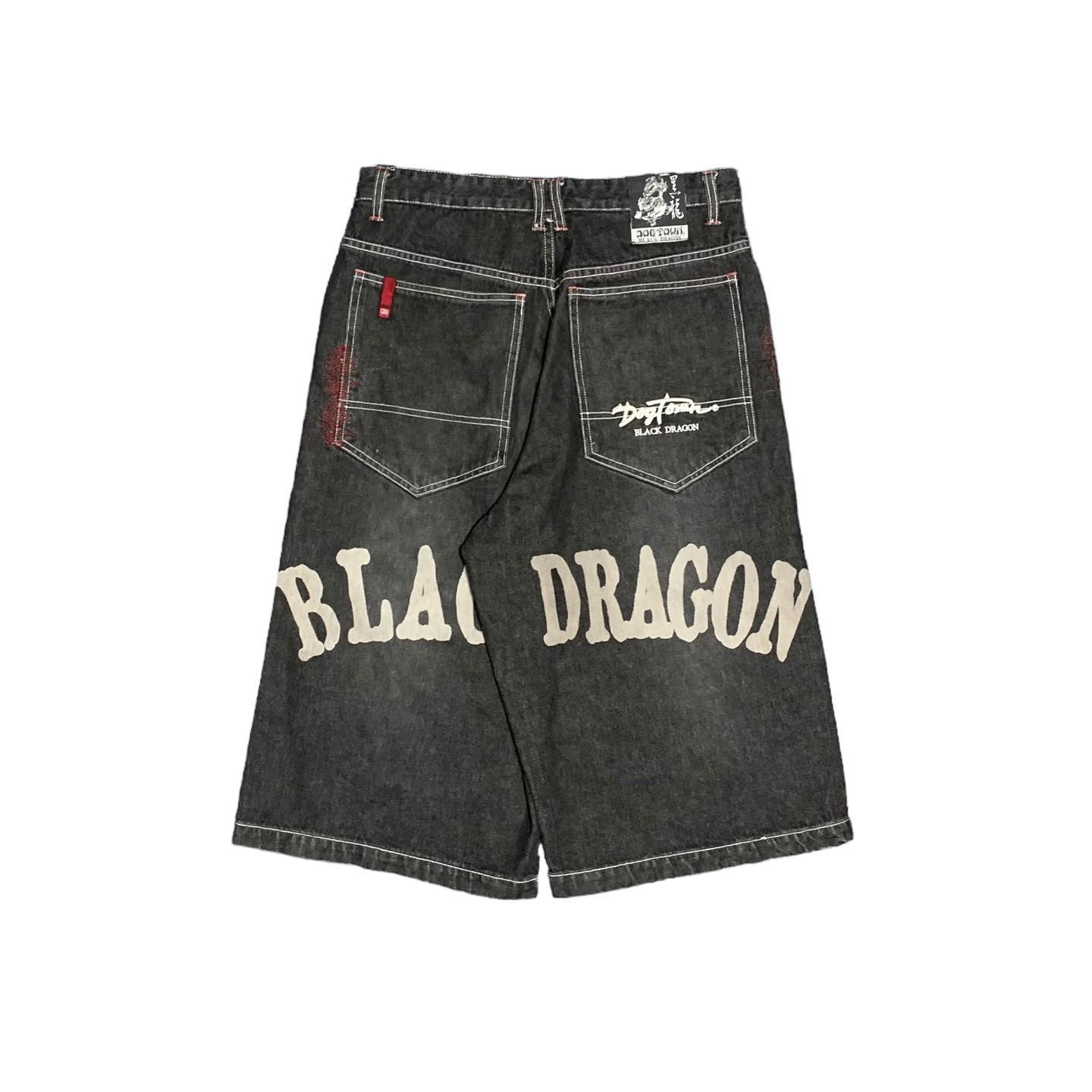Black Dragon Denim Jorts