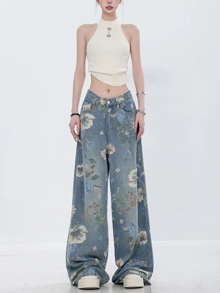 Floral Denim