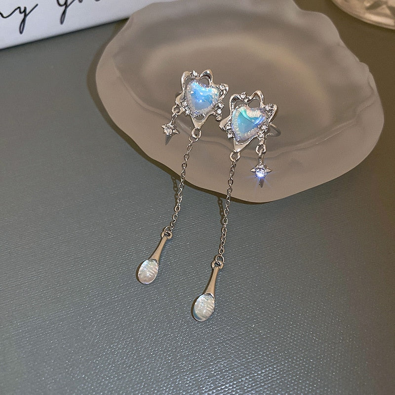Star Heart Earrings