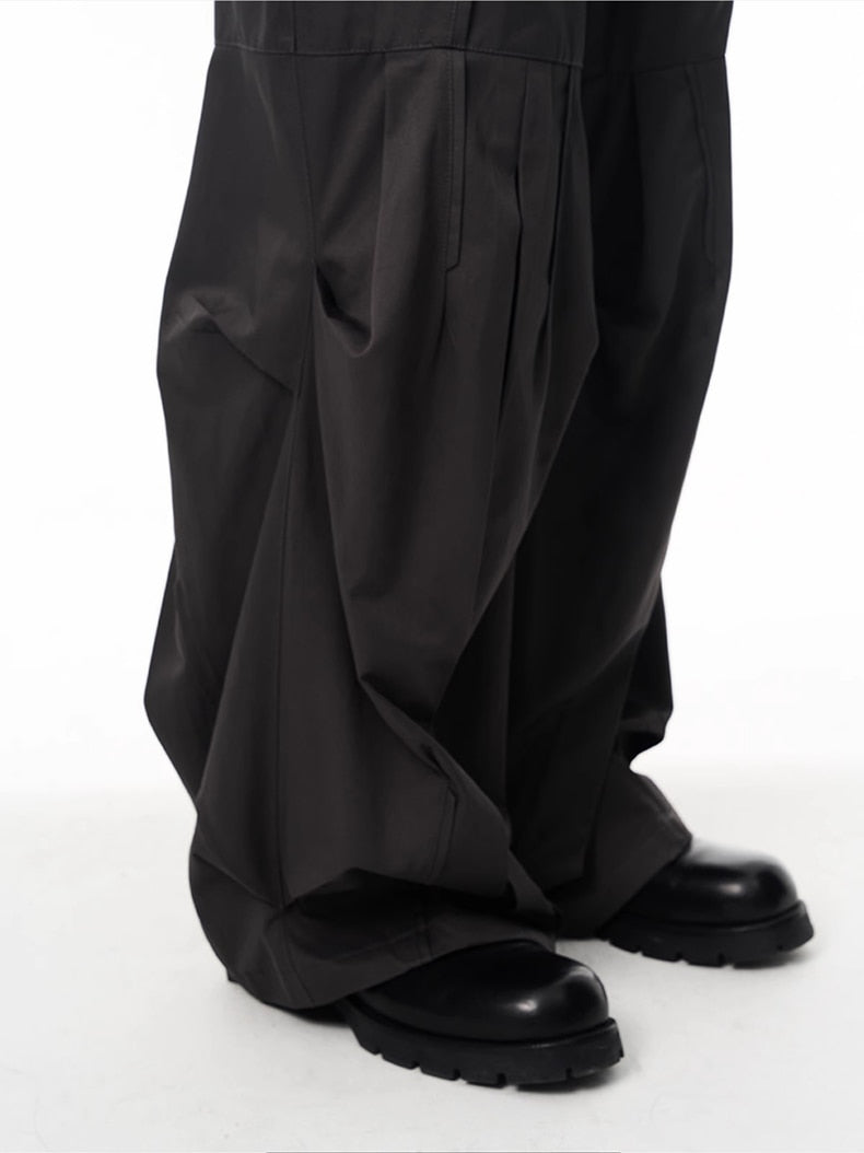 Baggy polyester pants