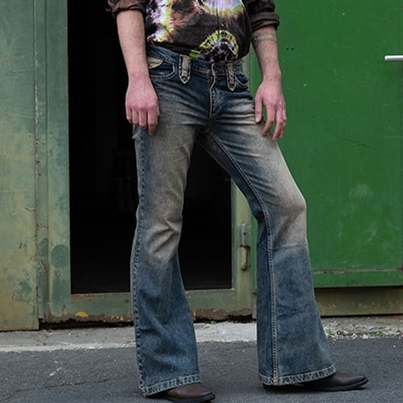 Men's Flare Denim Jeans