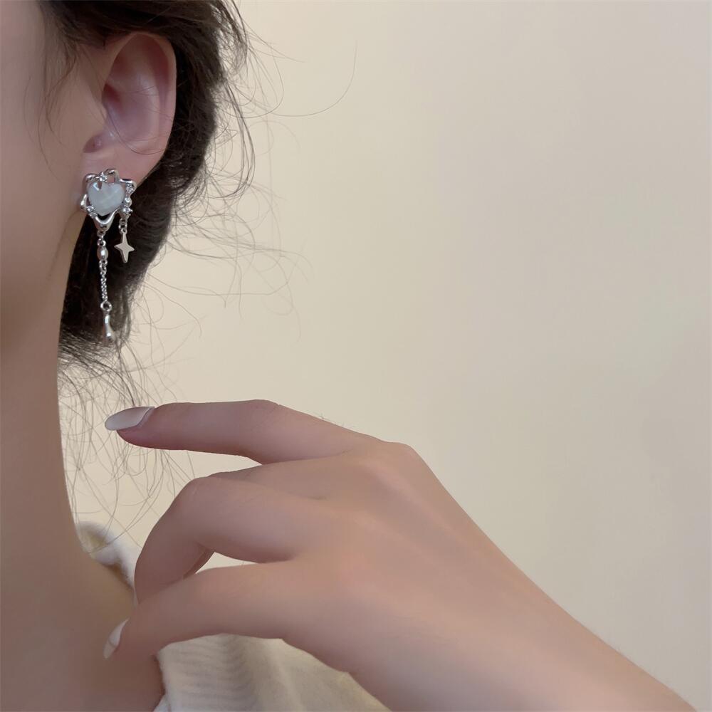Star Heart Earrings