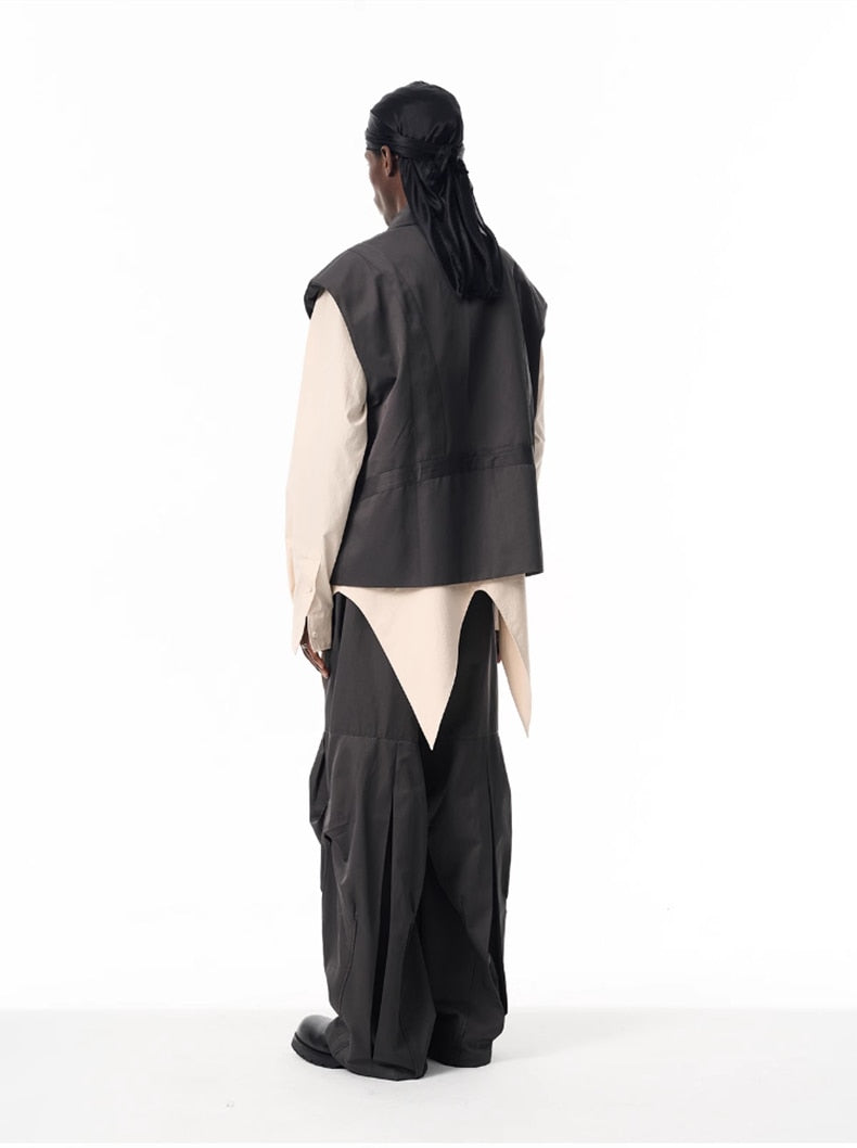 Baggy polyester pants