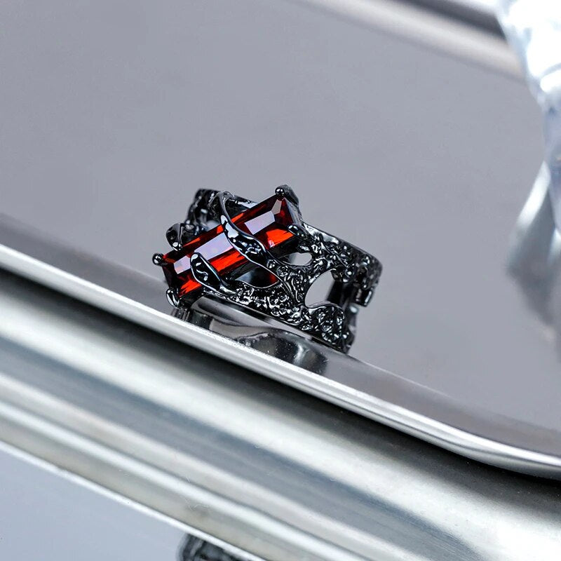 Rhinestone Adjustable Ring