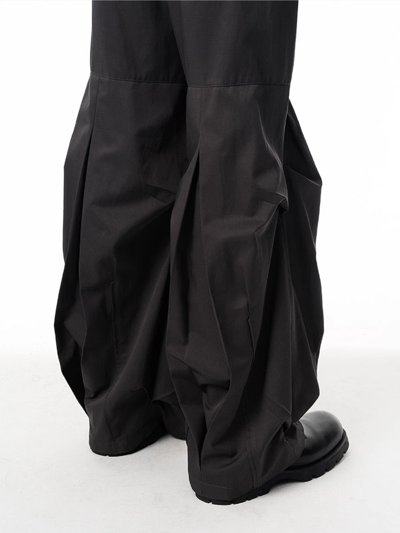 Baggy polyester pants