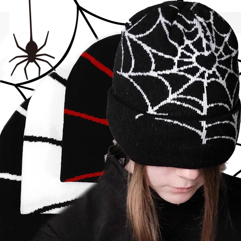 Spider Web Beanie