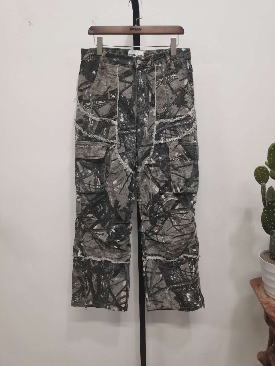 Camouflage Denim Cargos