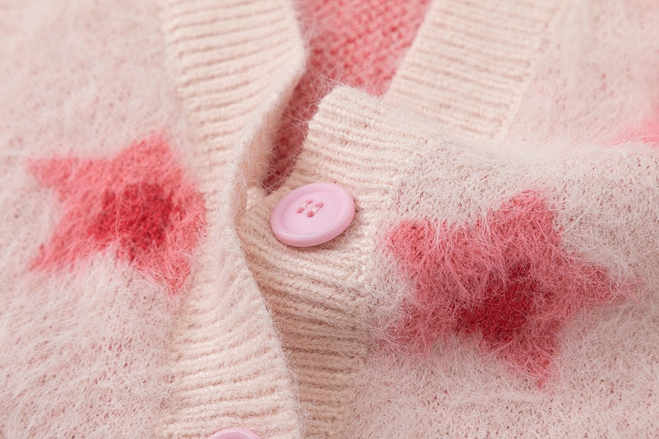 Vintage Star Knit Cardigan