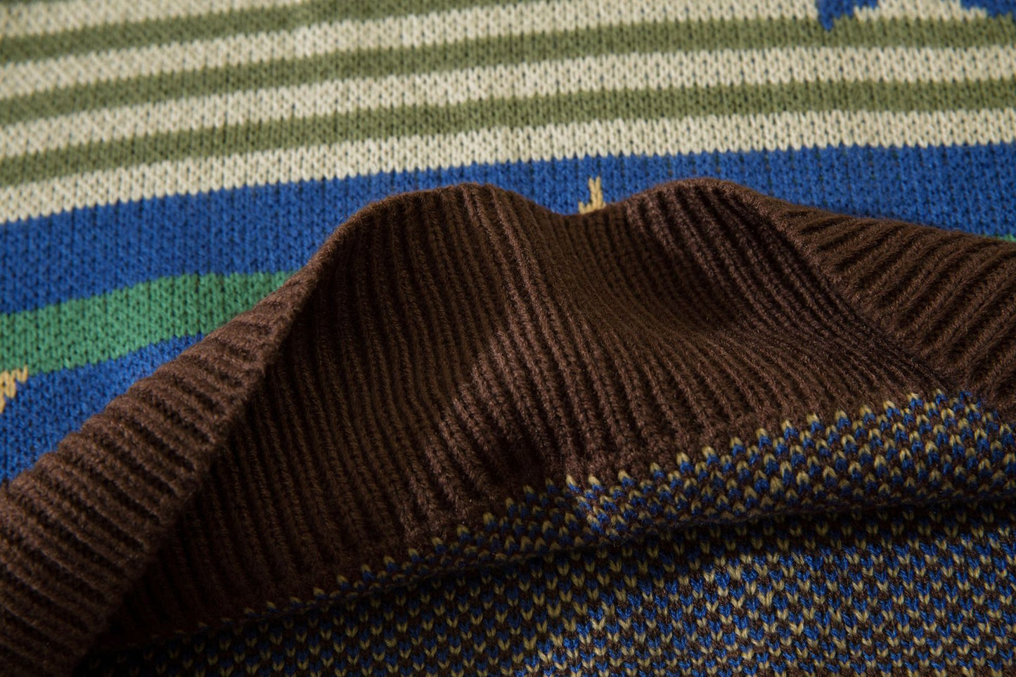 Vintage Star Striped Sweater