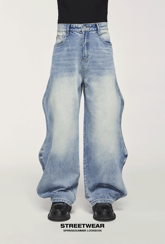 Baggy Wide Leg Jeans Unisex