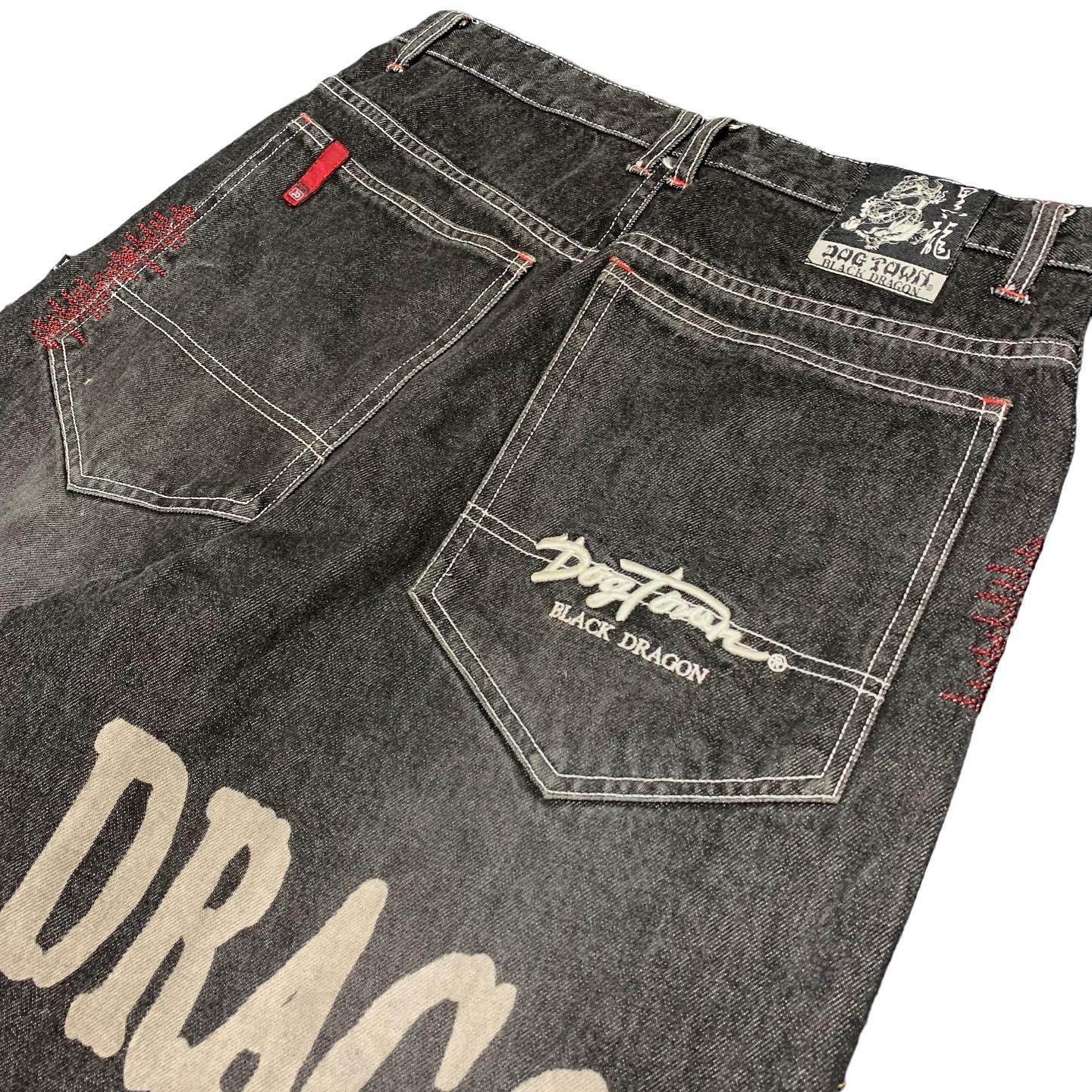 Black Dragon Denim Jorts