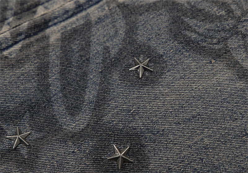 Cropped Denim Shirt