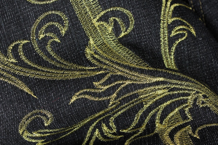 Men's Golden Wings Denim Shorts