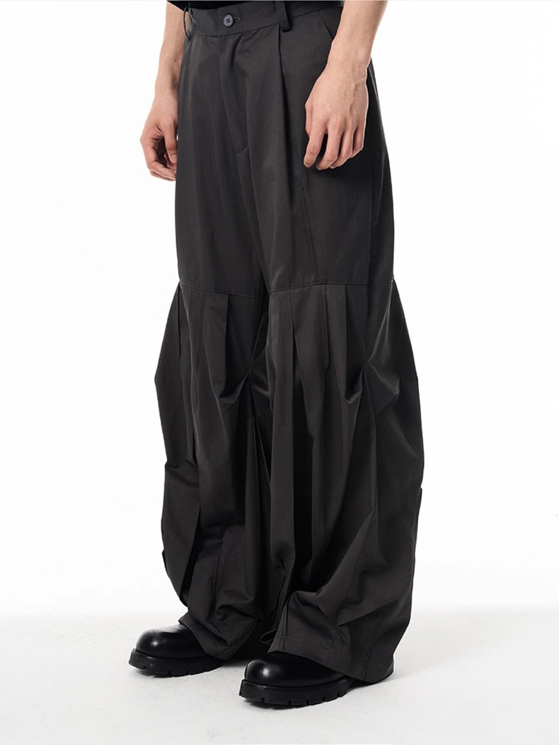 Baggy polyester pants