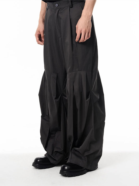 Baggy polyester pants