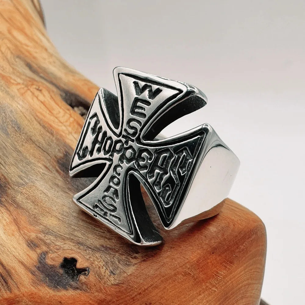 West Choppers Stainless Ring