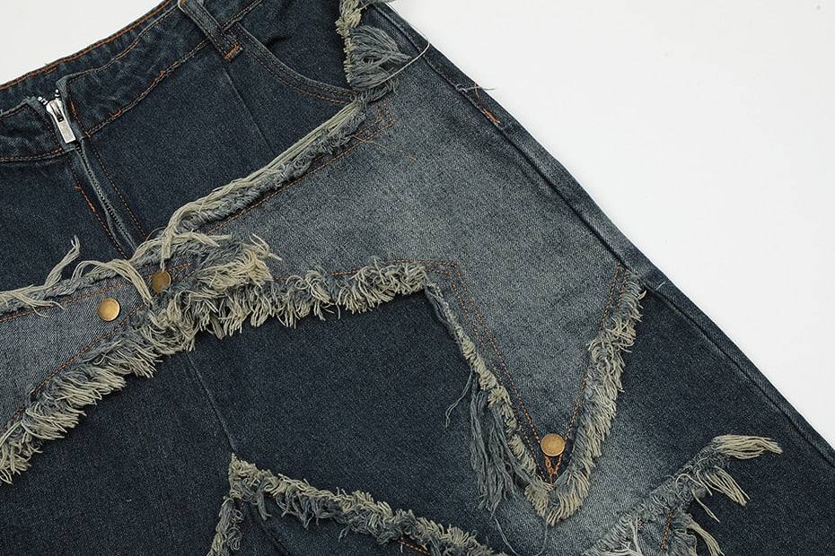 Vintage Star Denim Shorts