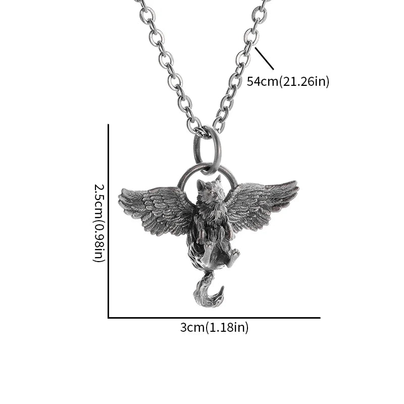 Angel Cat Necklace