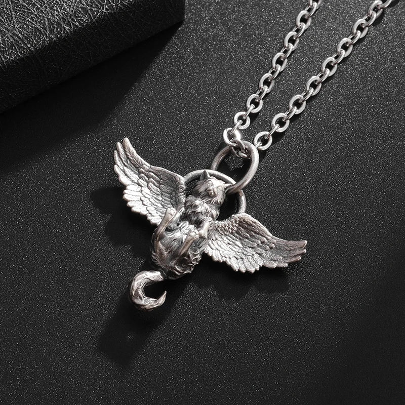 Angel Cat Necklace