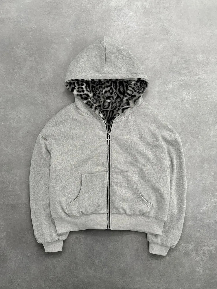 Leopard Reversible Jacket