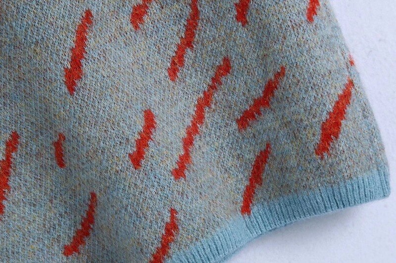 Orange Cat Sweater Vest