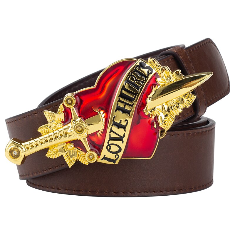 Love Hurts Leather Belt