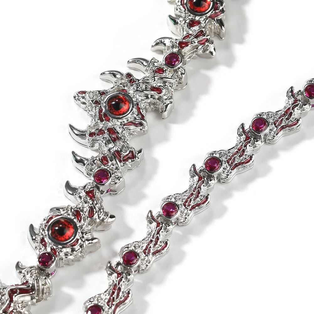 Heritage Red Rhinestone Chain