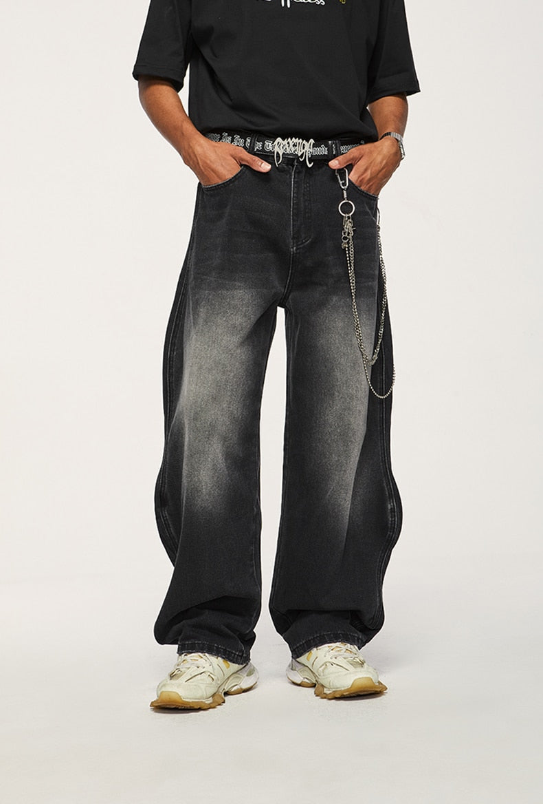 Baggy Wide Leg Jeans Unisex