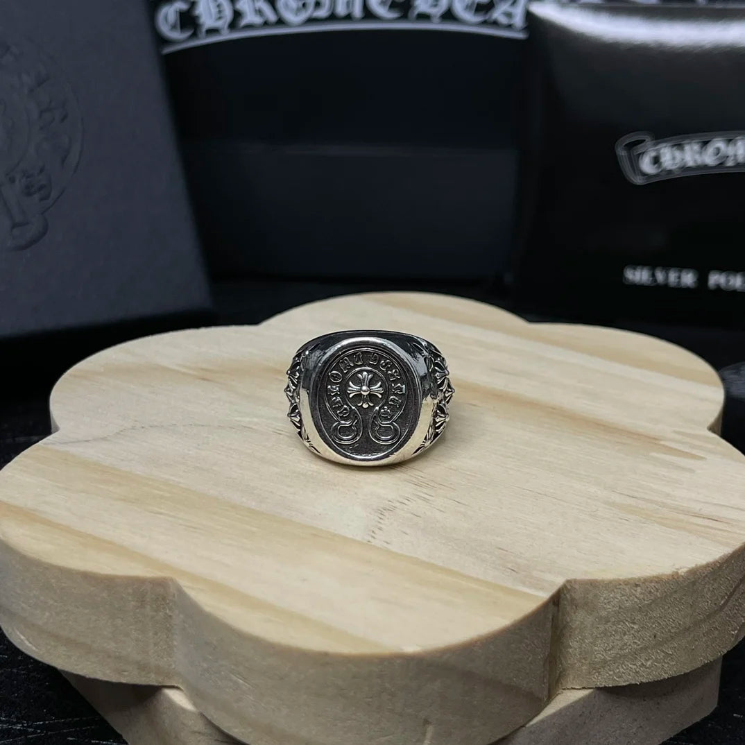 Silver Chrome Ring