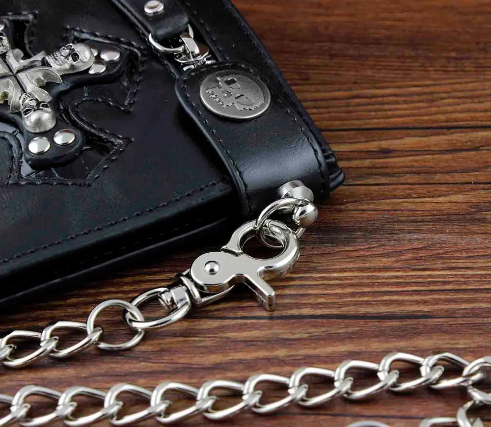 Chrome Cross Wallet