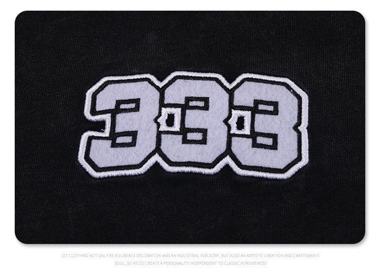 333 Embroidered Tee