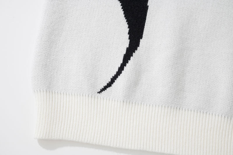 Sports Style Knitted Sweater