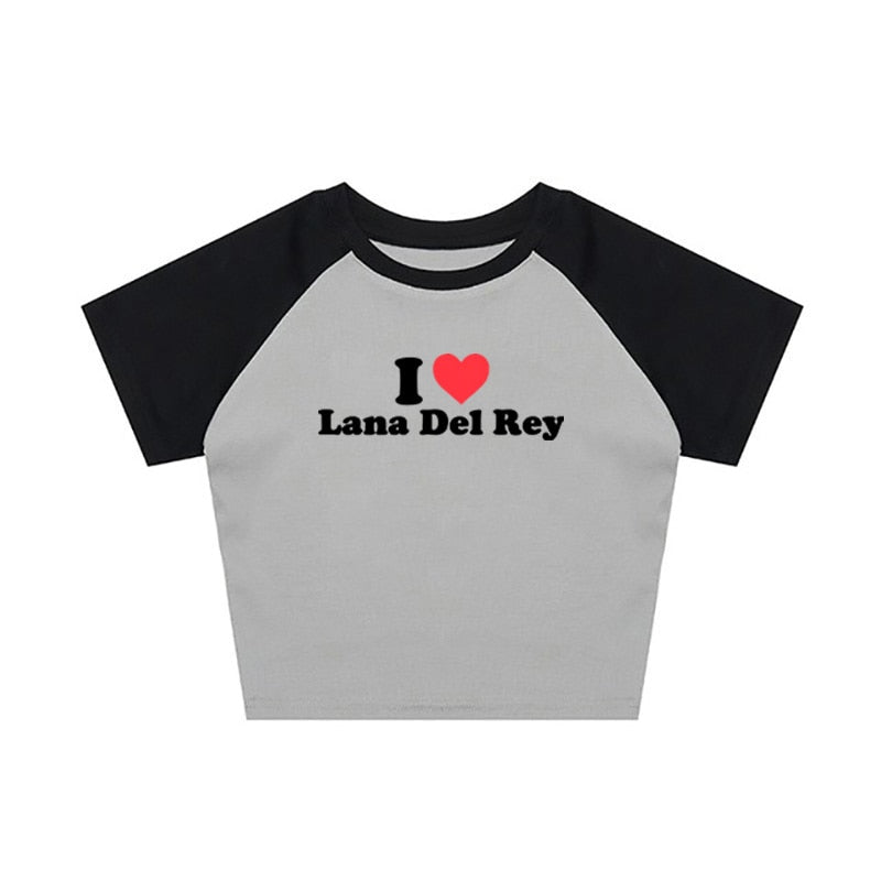 I Love Lana Del Rey Crop Top