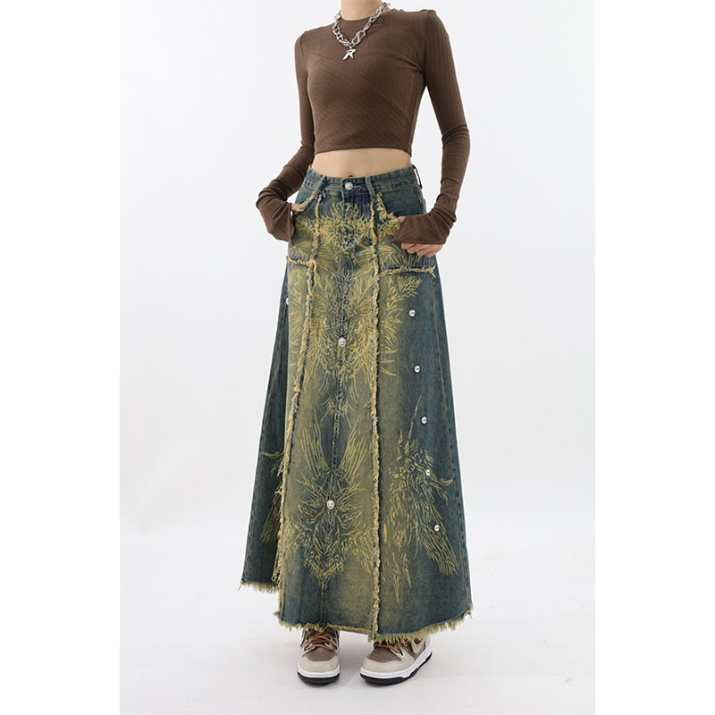 Vintage Women's Denim Skirt