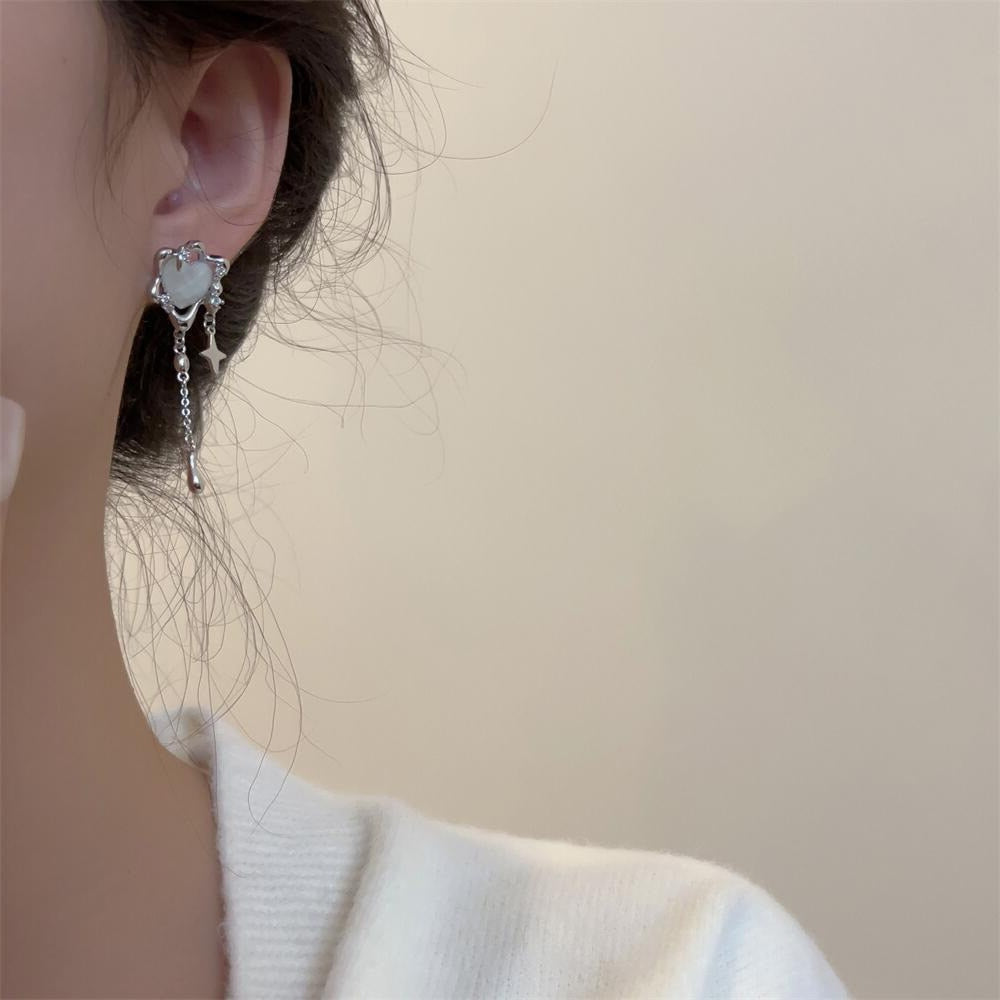 Star Heart Earrings