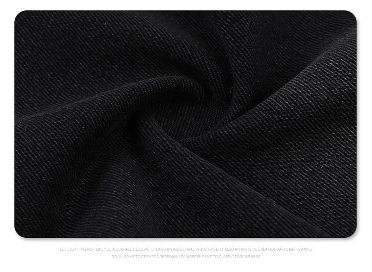 Raw Edge Black Denim